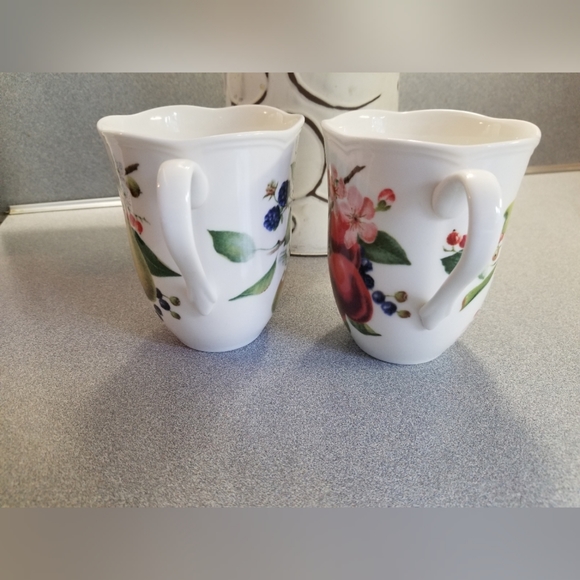 Lenox coffe cups mugs pear plum blossom FIRM - Picture 4 of 7